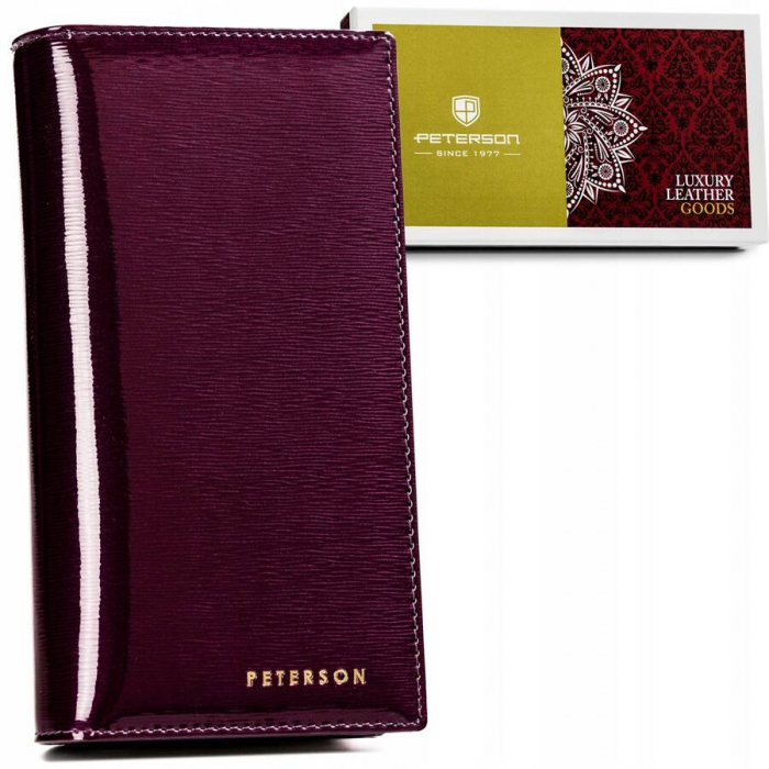 Portofel dama din piele naturala Peterson PTR-PTN 421431-SH-7563 P [1]