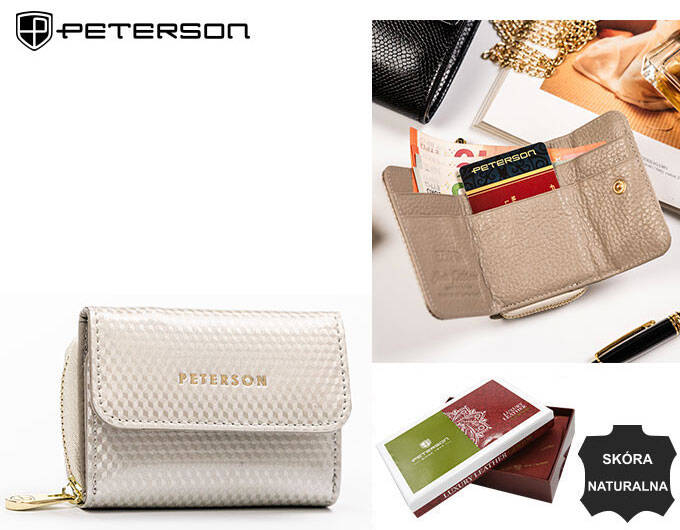 Portofel dama din piele naturala Peterson PTR-PTN 423229-SBR-7341 [7]