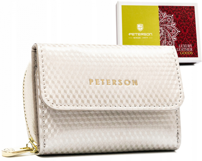 Portofel dama din piele naturala Peterson PTR-PTN 423229-SBR-7341 [1]