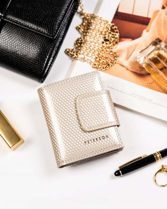 Portofel dama din piele naturala Peterson PTR-PTN 42329-SBR-7303 B [2]