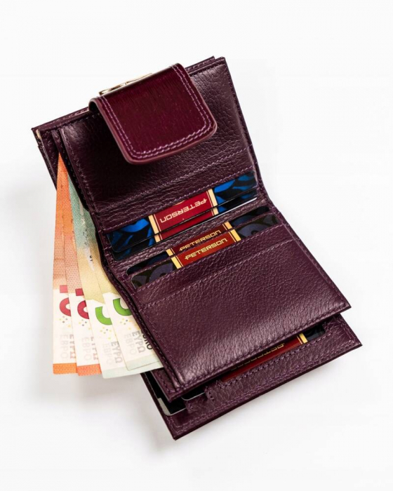 Portofel dama din piele naturala Peterson PTN 42329-SH-7532 PU [8]