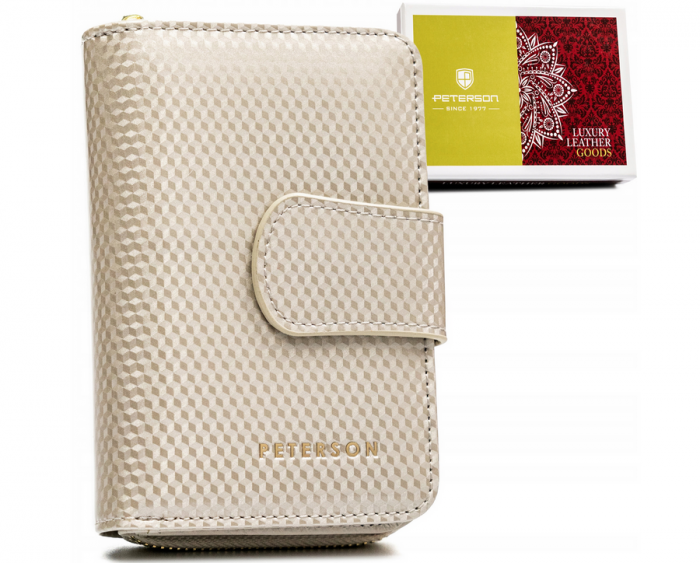 Portofel dama din piele naturala Peterson PTR-PTN 425214-SBR-7358 [4]