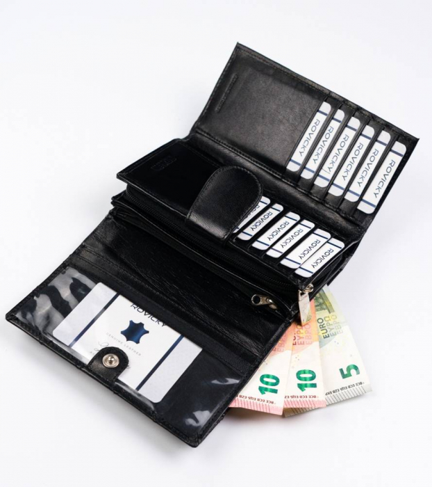 Portofel dama din piele naturala Rovicky R-RD-21-GCL-Q-3943 B [7]