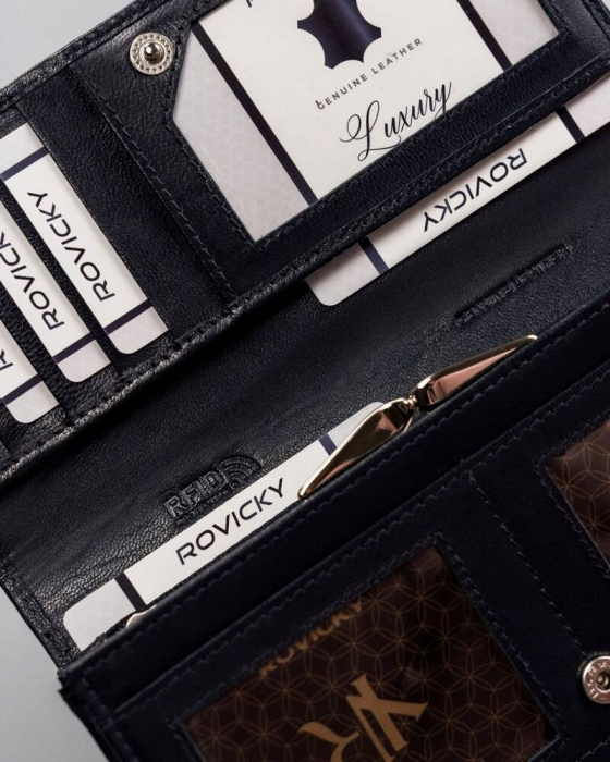 Portofel dama din piele naturala Rovicky R-RD-35-GCL NA [6]