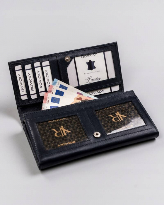 Portofel dama din piele naturala Rovicky R-RD-35-GCL NA [4]