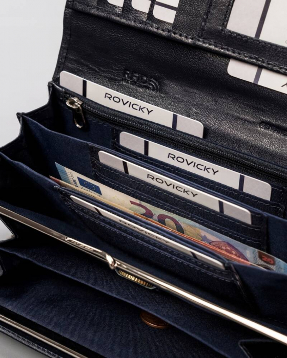 Portofel dama din piele naturala Rovicky R-RD-35-GCL NA [7]