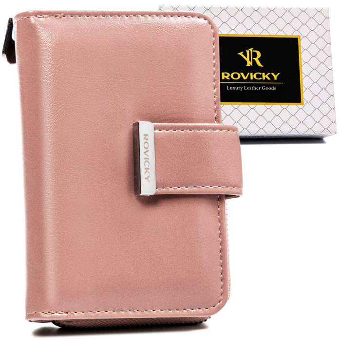 Portofel dama din piele Rovicky PTR-RPX-31-ML-4896 WROSE [1]