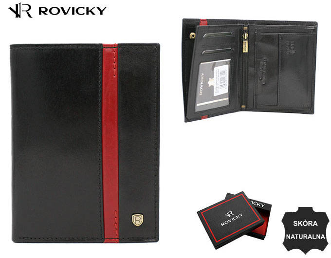 Portofel barbati din piele naturala Rovicky PTR-22314-RVTP BL-RE [12]