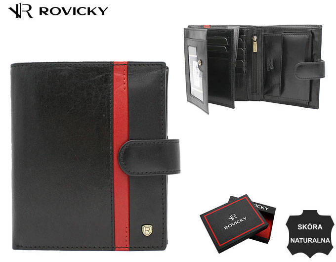 Portofel barbati din piele naturala Rovicky PTR-22316L-RVTP BL-RE [13]