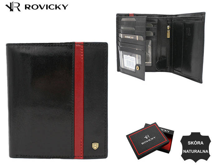 Portofel barbati din piele naturala Rovicky PTR-22317-RVTP BL-RE [10]