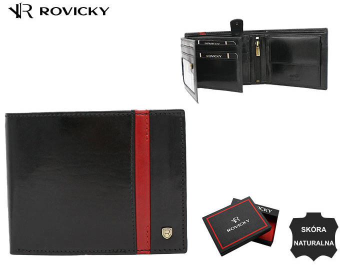 Portofel barbati din piele naturala Rovicky PTR-22320-RVTP BL-RE [11]