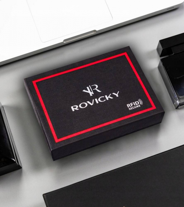 Portofel barbati din piele naturala Rovicky PTR-22321L-RVTP BL-RE [12]