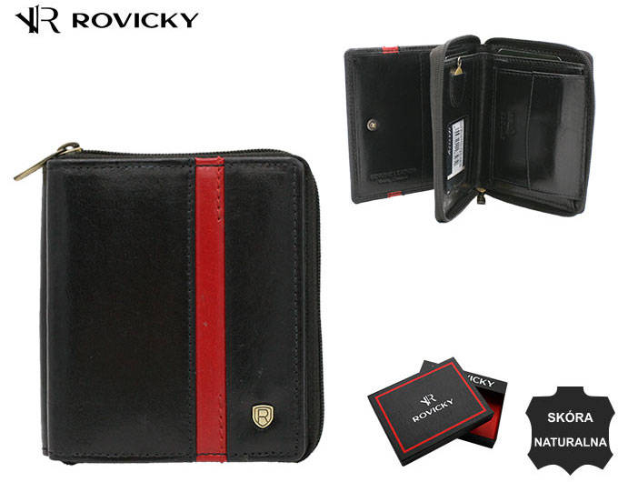 Portofel barbati din piele naturala Rovicky PTR-22322-RVTP BL-RE [14]