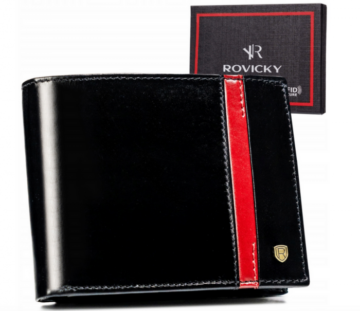 Portofel barbati din piele naturala Rovicky PTR-22323-RVTP BL-RE [13]