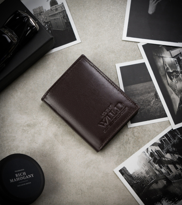 Portfel męski skórzany N0036-P-SCR D.Brown [2]