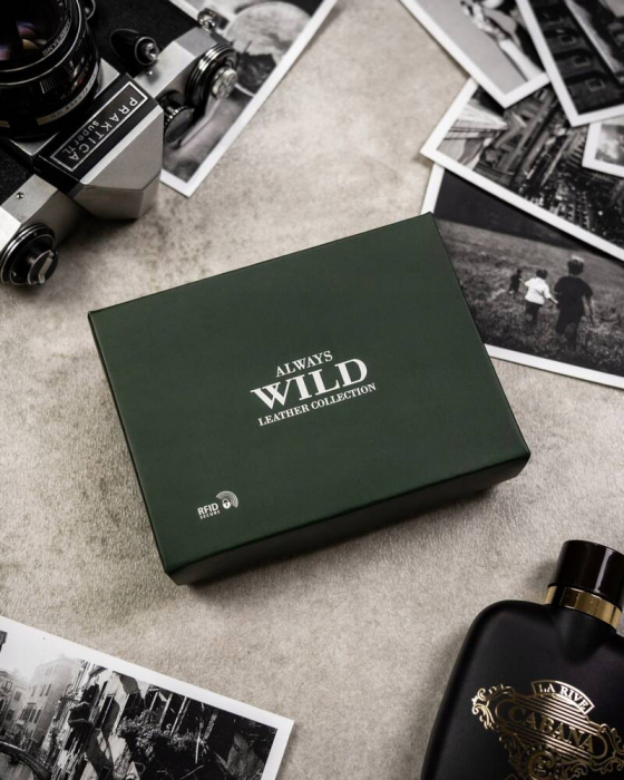 Portofel barbati din piele naturala Always Wild PTR-N304-MWH-4172 BRO [12]