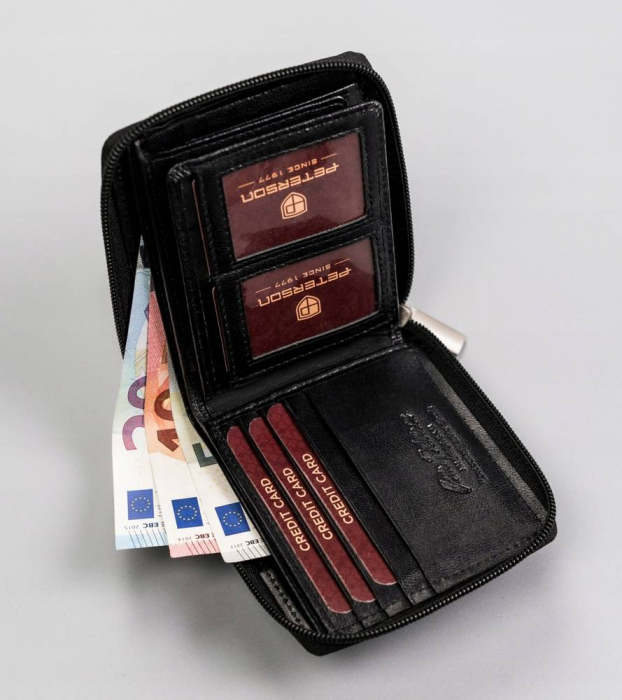 Portofel din piele naturala Peterson PTR-PTN RD-30-GCL [7]