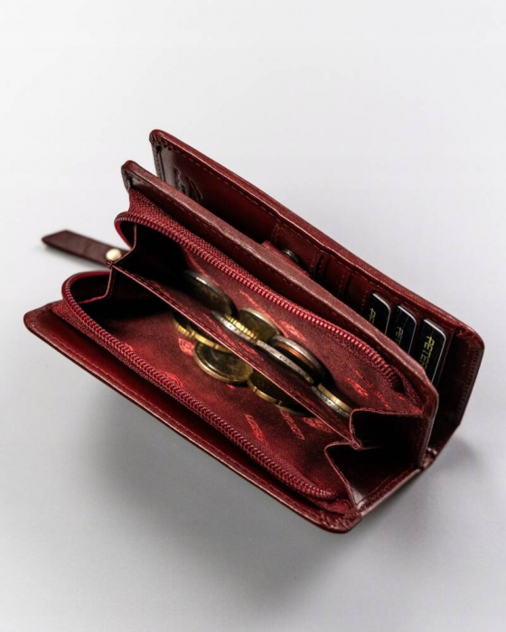 Portofel dama din piele naturala Peterson PTR-PTN 2550-BO-7857 WIN [10]