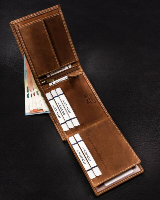 Portofel barbati din piele naturala Always Wild PTR-N992-CHM-VIRG-2253 C [7]
