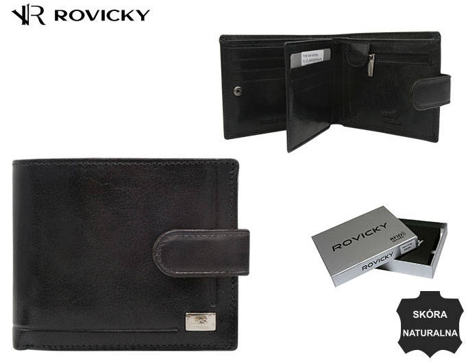 Portofel barbati din piele naturala Rovicky PTR-PC-107L-BAR-2526 BL [11]