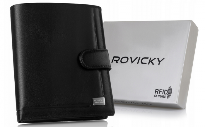 Portofel barbati din piele naturala Rovicky PTR-PC-108L-BAR-2540 BL [2]