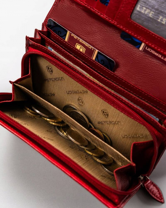Portofel dama din piele naturala Peterson PTR-PTN KA-22 R [10]