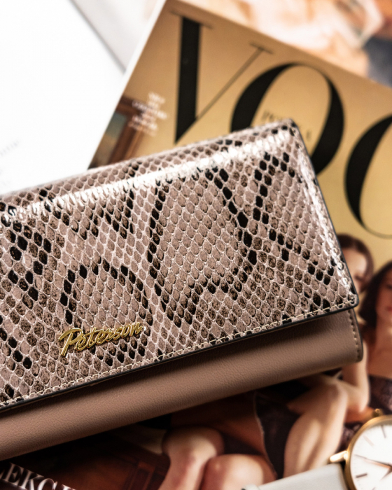 Portofel dama din piele naturala Peterson PTN SM-467-0599 GRE [3]