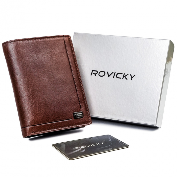 Portofel barbati din piele naturala Rovicky PTR-PC-101-BAR-2324 [1]
