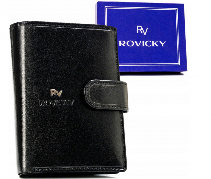 Portofel barbati din piele naturala Rovicky PTR-RV-7680272-9-BCA BL [2]