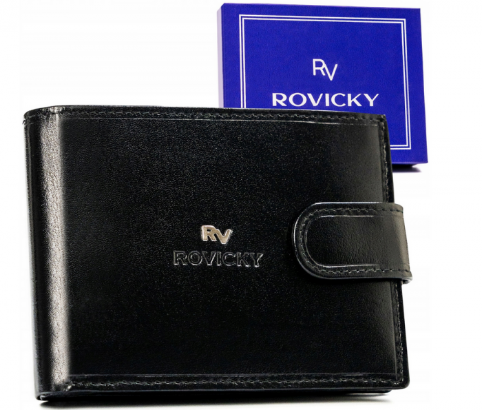 Portofel barbati din piele naturala Rovicky PTR-RV-7680286-9-BCA BL [2]