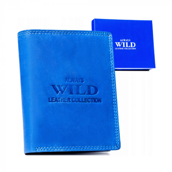 Portofel barbati din piele naturala Always Wild PTR-AW-N4-MAL-0325 R.BLU [1]