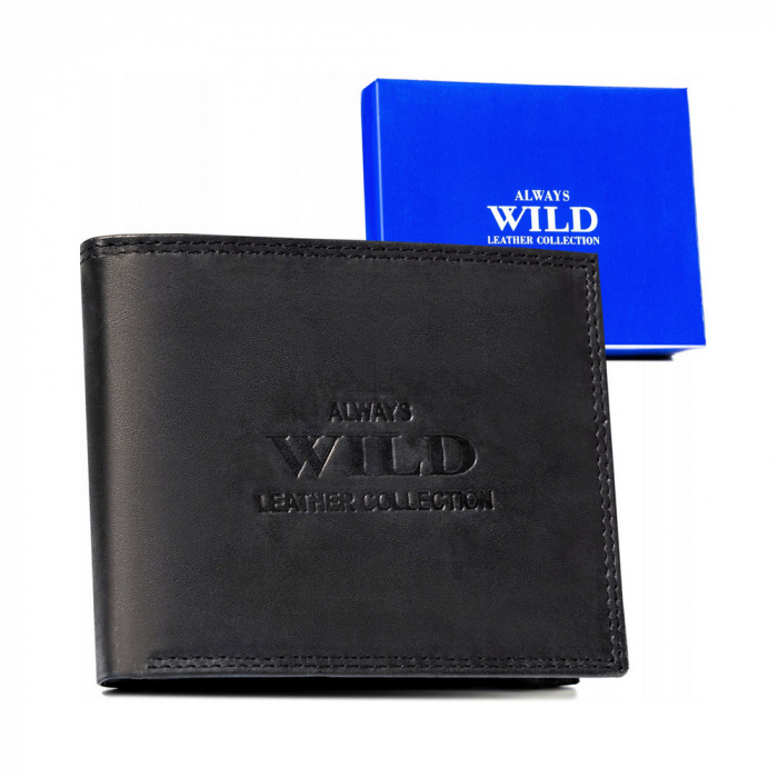 Portofel barbati din piele naturala Always Wild PTR-AW-N5-MAL-0226 BL [1]