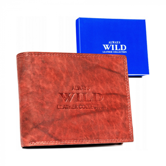 Portofel barbati din piele naturala Always Wild PTR-AW-N5-MAL-0271 R.BRO [1]