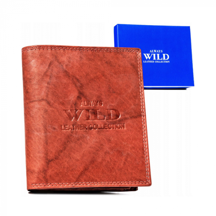 Portofel barbati din piele naturala Always Wild PTR-AW-N890-MAL-0455 R.B [1]