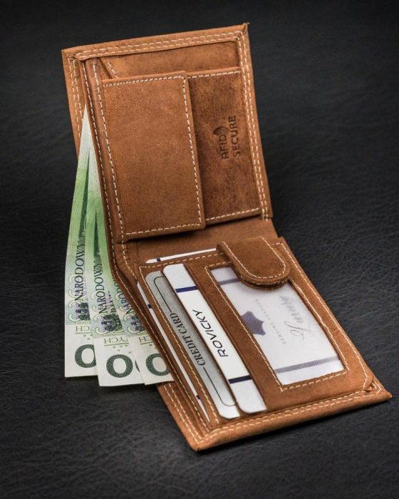 Portofel barbati din piele naturala Always Wild N0035-CHM-8717 COG [9]