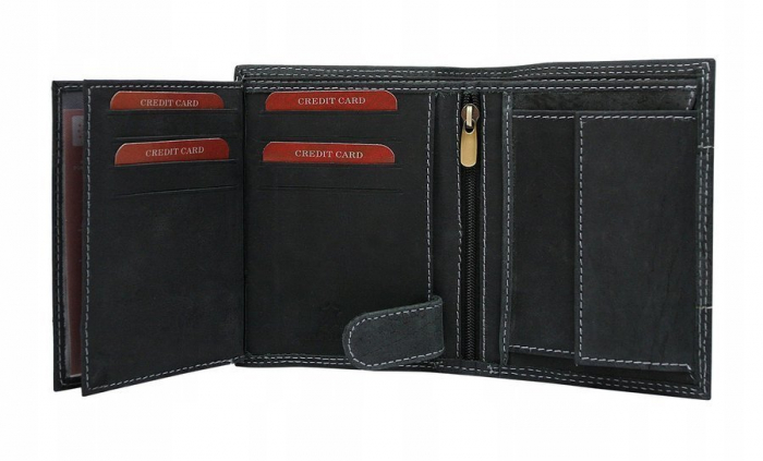 Portofel barbati din piele naturala Always Wild PTR-N4-JEANS [2]