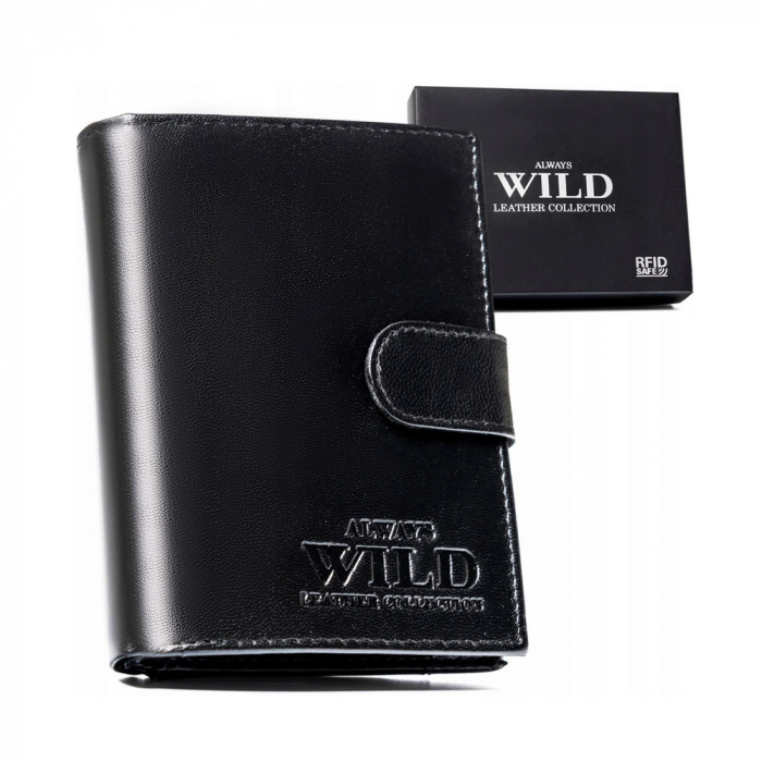 Portofel barbati din piele naturala Always Wild PTR-N4L-P-GCL-7615 BL [1]