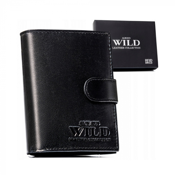 Portofel barbati din piele naturala Always Wild PTR-N4L-P-GTS-7653 BL [1]