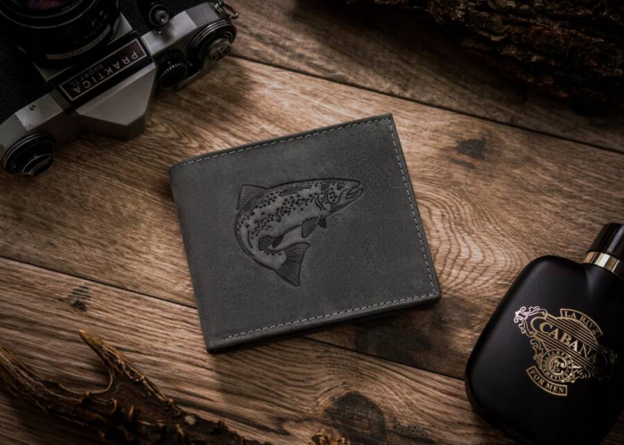 Portofel barbati din piele naturala Always Wild N992-CHM-FISH BL [2]