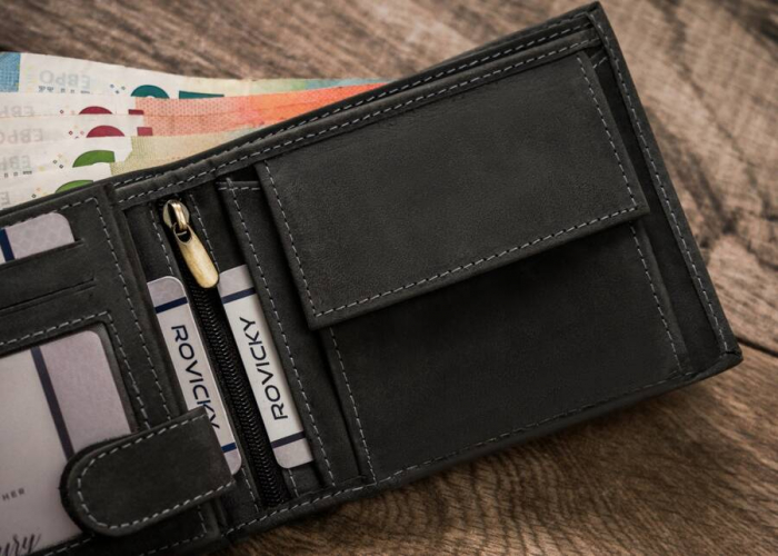 Portofel barbati din piele naturala Always Wild N992-CHM-FISH BL [10]