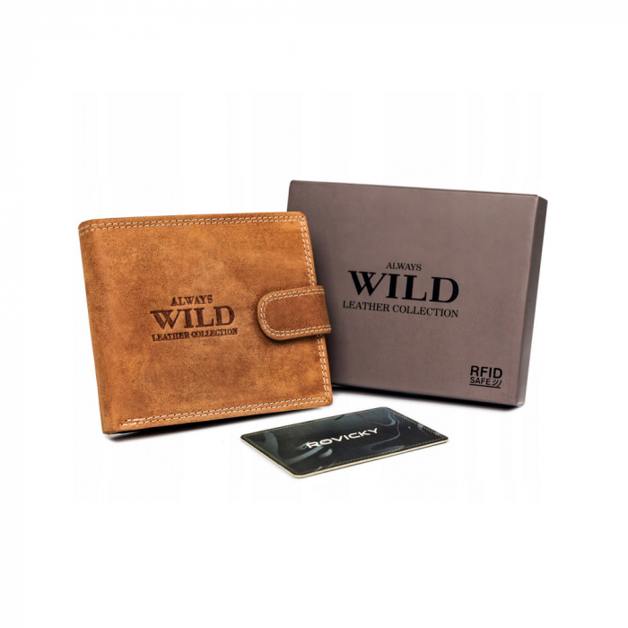 Portofel barbati din piele naturala Always Wild N992L-P-CHM-1096 COG [1]