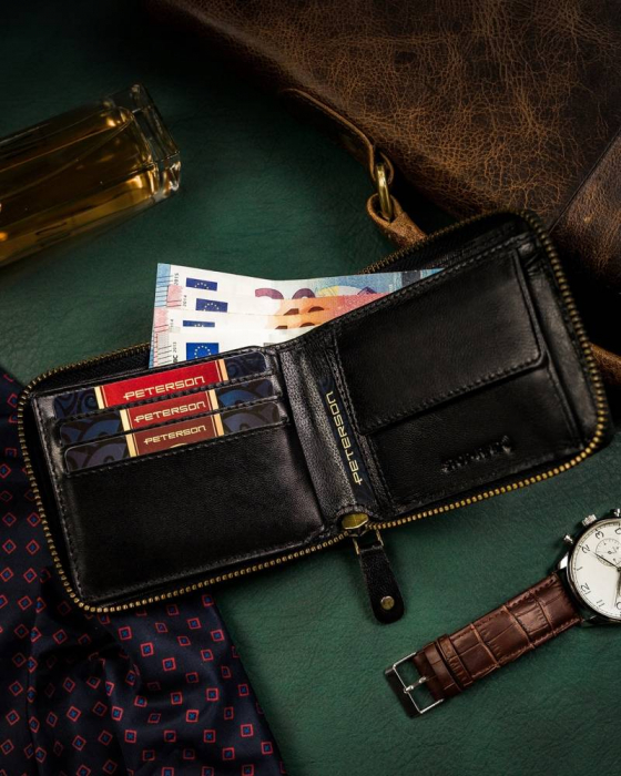 Portofel barbati din piele naturala Peterson PTR-PTN 1564-CA-1871 [5]
