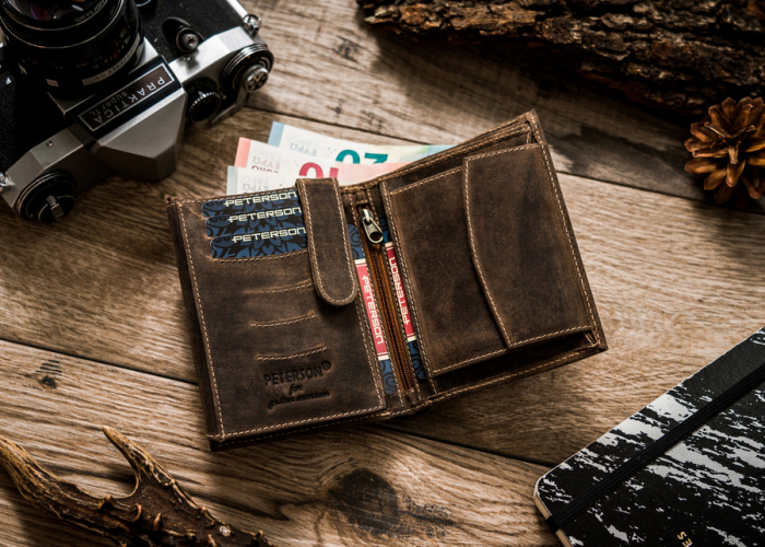 Portofel barbati din piele naturala Peterson PTR-PTN 303G-5569 HUNTER [5]