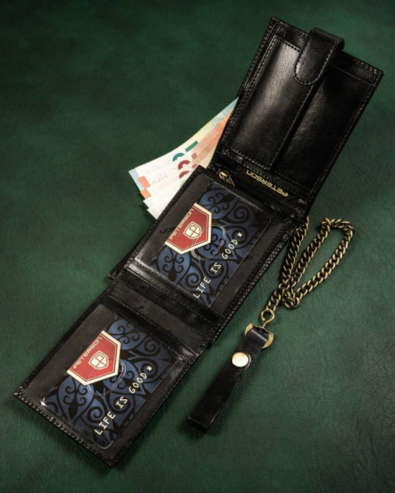 Portofel barbati din piele naturala Peterson PTR-PTN 304ZŁ-2-1-1 [8]