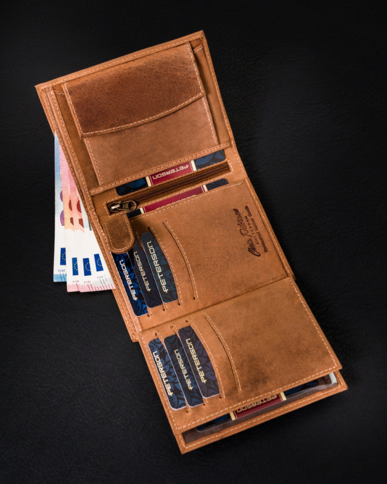 Portofel barbati din piele naturala Peterson PTR-PTN 339 2-1-5 [6]