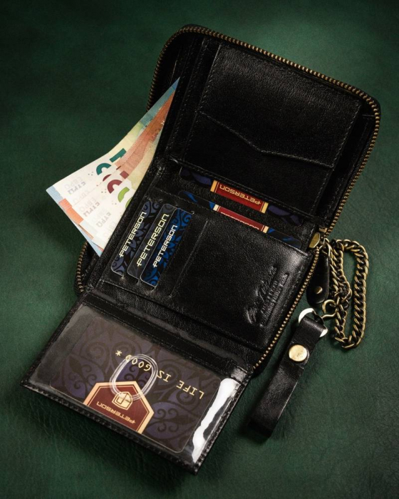 Portofel barbati din piele naturala Peterson PTR-PTN 340Ł-2-1-1 [6]