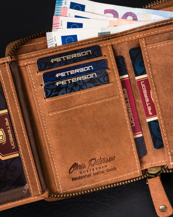 Portofel barbati din piele naturala Peterson PTR-PTN 340 2-1-5 [9]