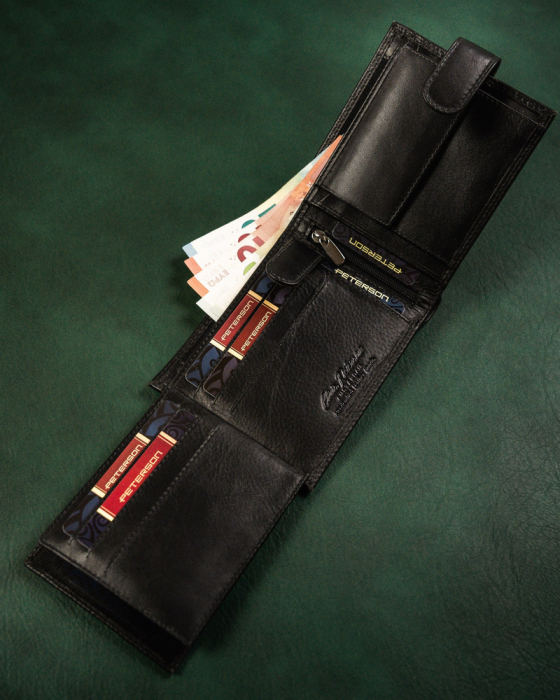 Portofel barbati din piele naturala Peterson PTN MR-11L-CN [7]