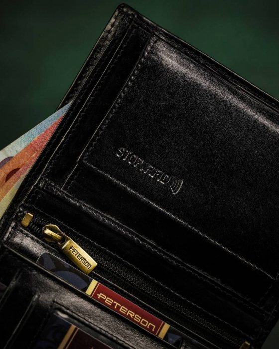 Portofel barbati din piele naturala Peterson PTR-PTN N62-VT [10]