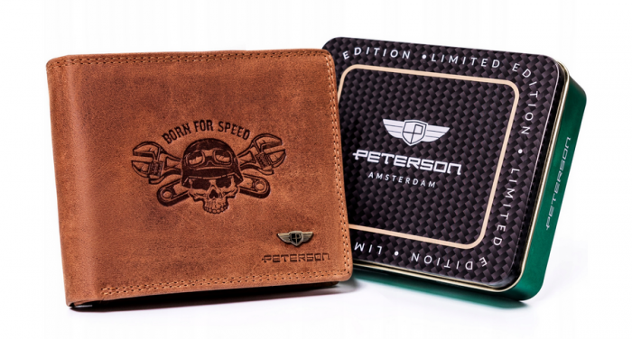 Portofel barbati din piele naturala Peterson PTR-PTN N992C-CHM-02 [1]
